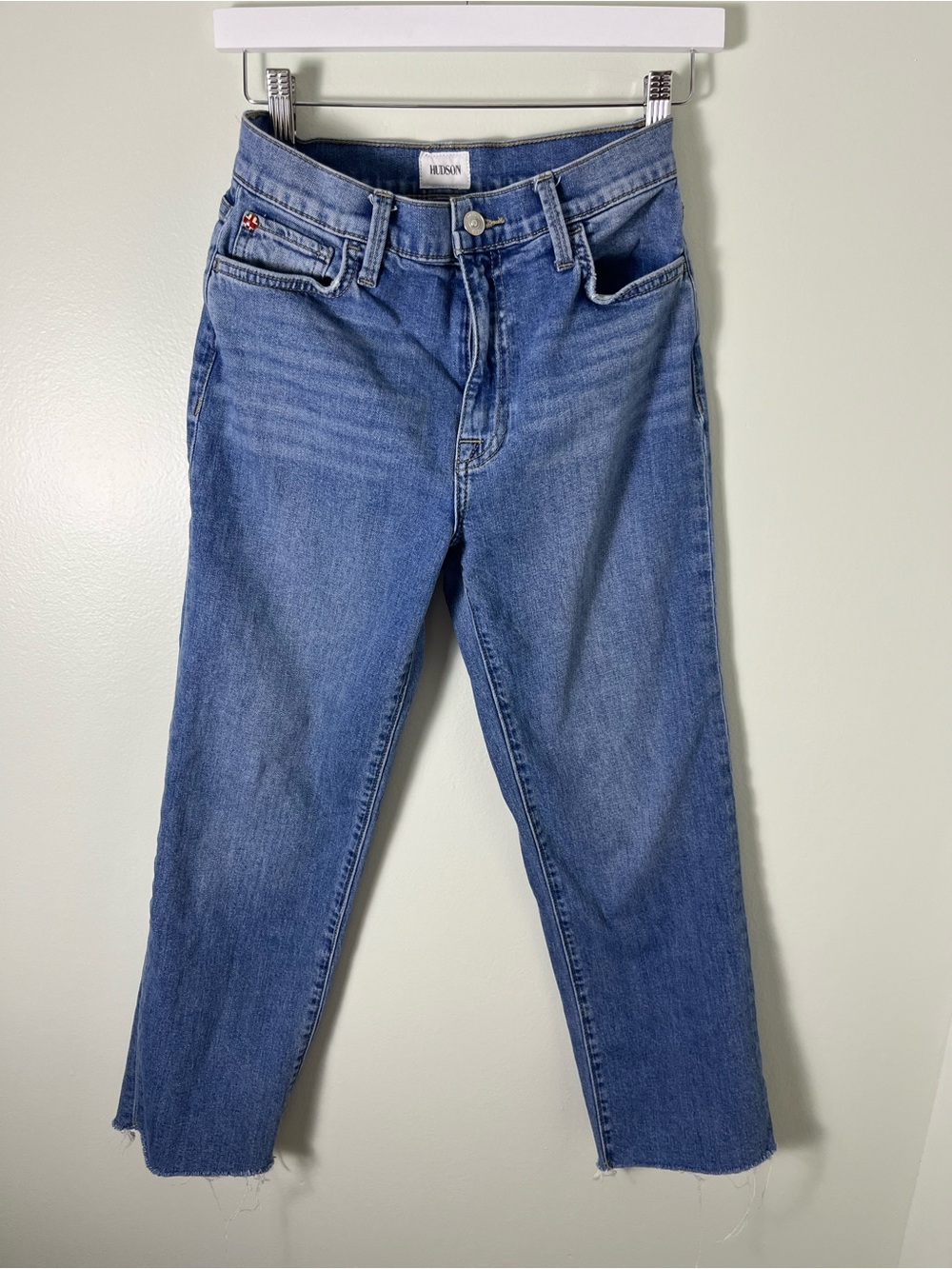 Hudson Jeans Women's Medium Blue Straight Leg Denim